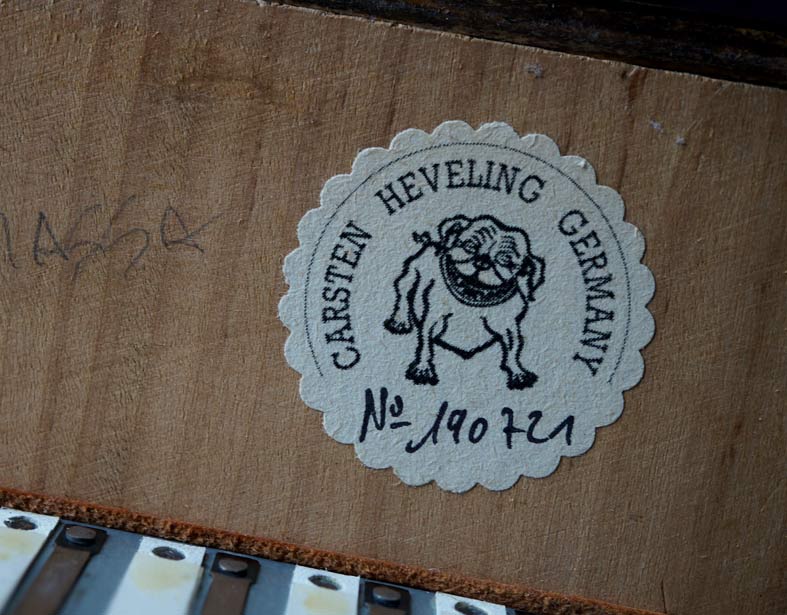 Bandoneon Wuppertal Stempel