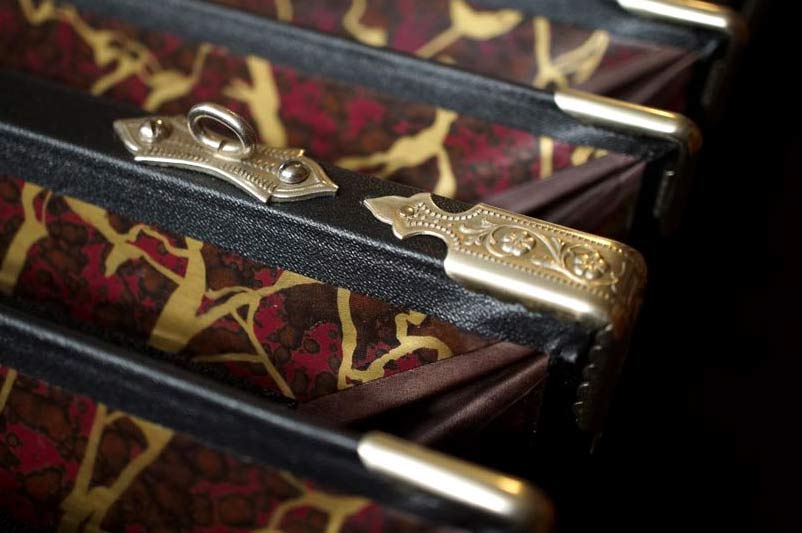 Silberecken an einem neuen Balg