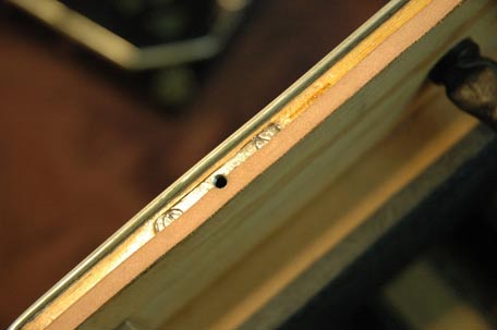 Bandoneon Hauptdichtung in vegetabil gegerbten Dichtungsleder