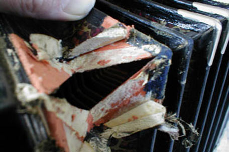 Ersatz einzelner Lederecken