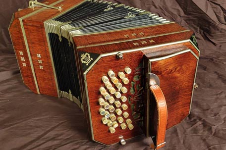Bandoneon mit Rheinischer Tastatur von links