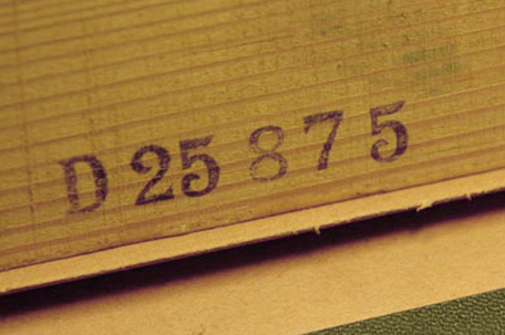 Stempel an einem Bandoneon