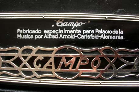 Schriftzug Campo Bandoneon
